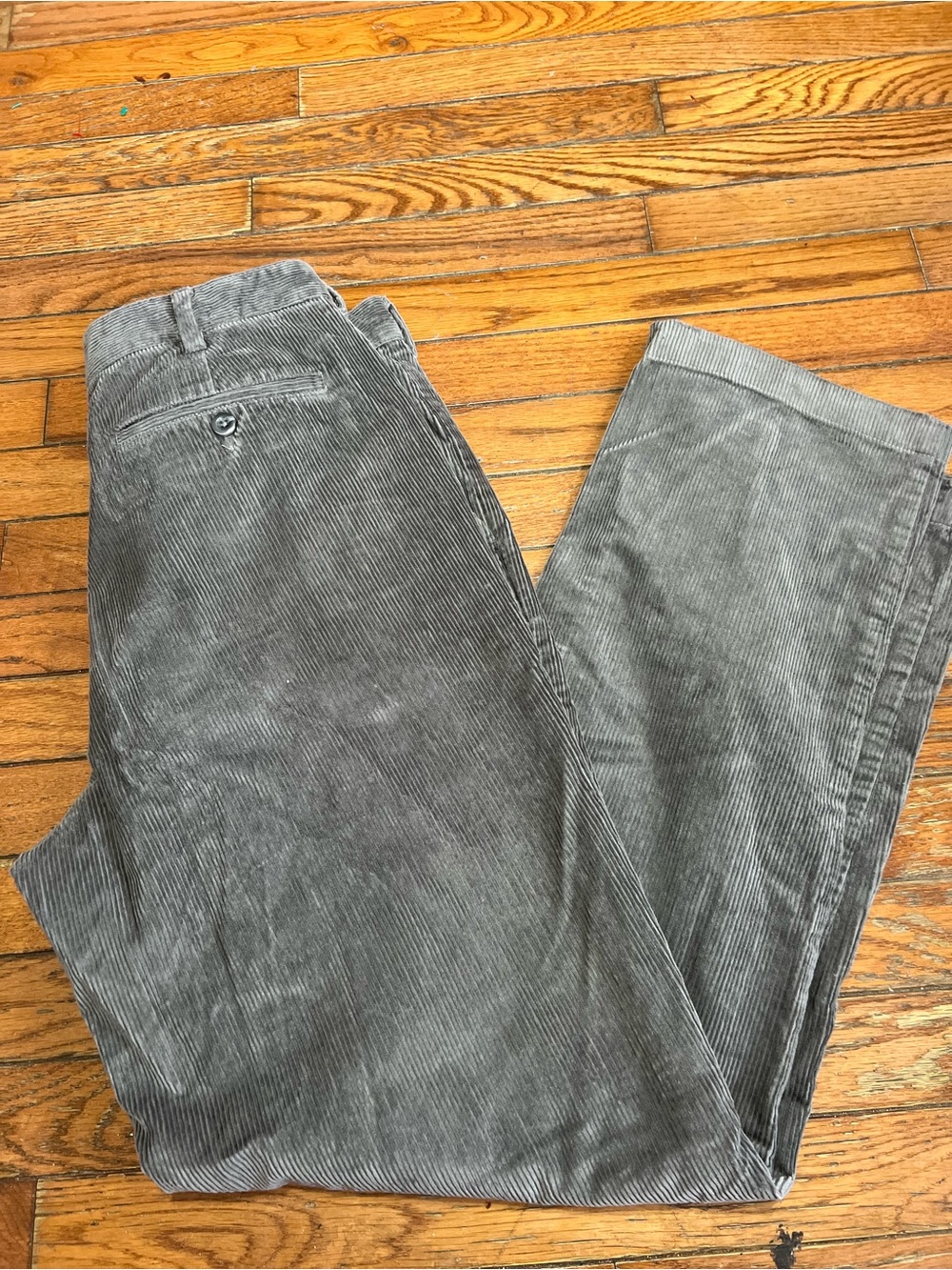 L.L. Bean Gray Corduroy Men’s size 35x32